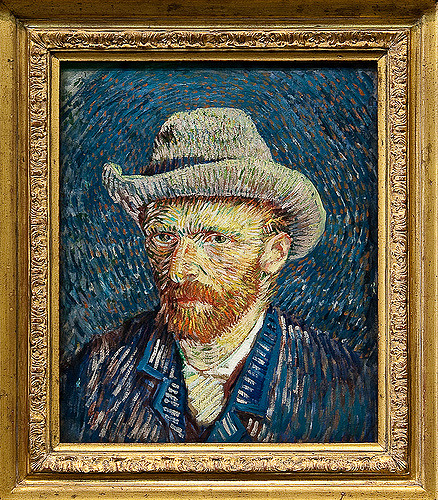 Van Gogh self-portrait - Amsterdam, Netherlands