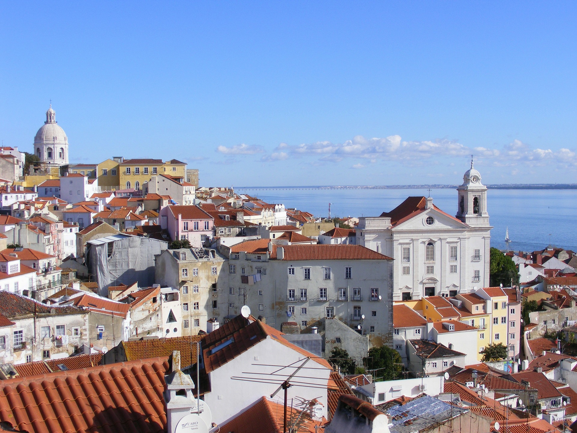 alfama lisbon portugal historical district