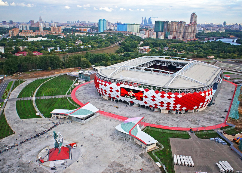 Spartak stadium, Moscow, Russia