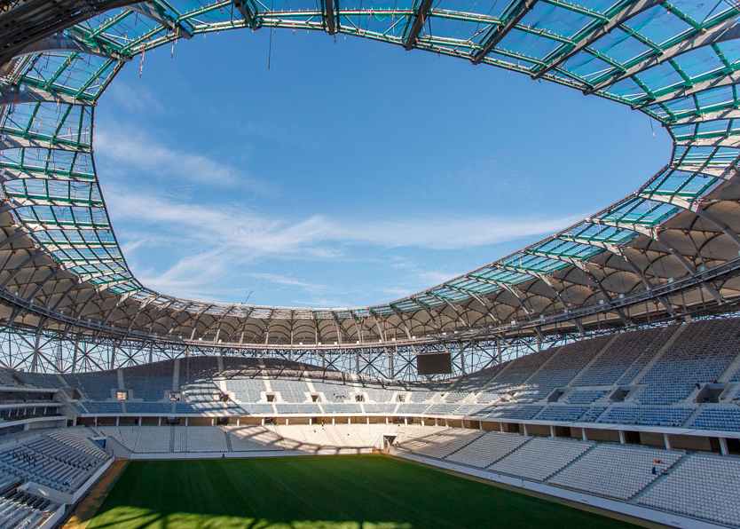 Inside the volgograd arena stadium