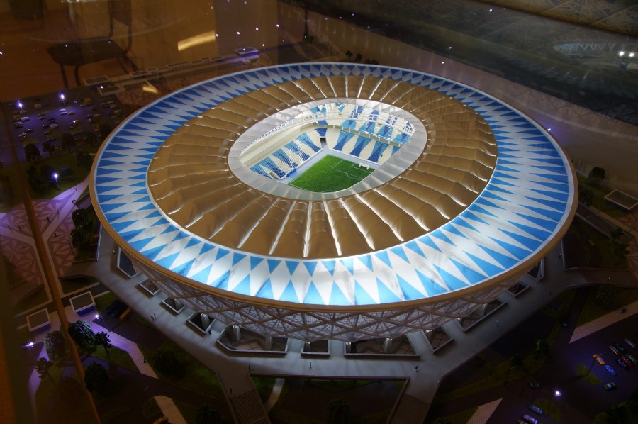 Scale model of Volgograd Arena